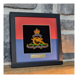 Framed Badge Royal Artillery RA