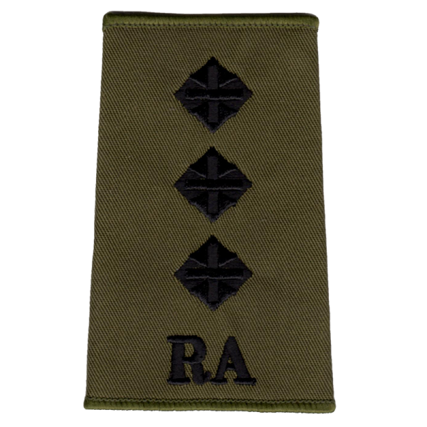 RA Officer Rank Slide Olive