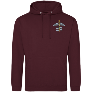 127 Sqn Burgandy Hoodie