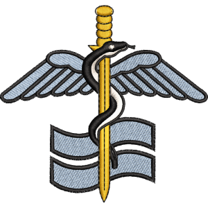 127 Sqn Embroidered Badge For Clothing 127 Sqn Embroidered Badge For Clothing