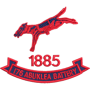 176 Abu Battery Embroidered Badge For Clothing