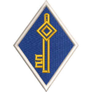 19 Battery Embroidered Badge For Clothing