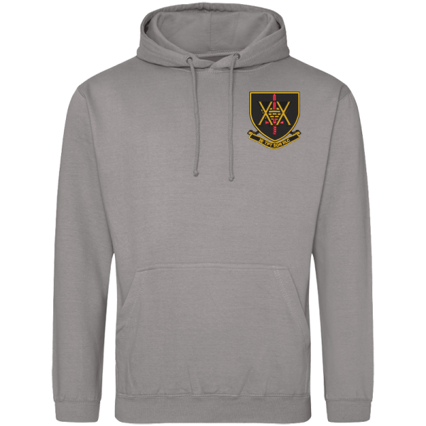 20 Sqn Rlc Platnum Grey Hoodie
