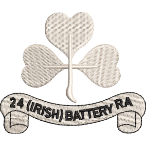 24 Battery Embroidered Badge For Clothing