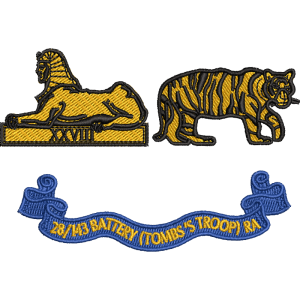 28 143 Battery Embroidered Badge For Clothing