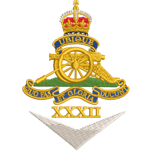 32 Regt Uav Cr Embroidered Badge For Clothing