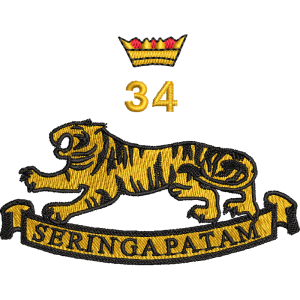 34 Battery Embroidered Badge For Clothing