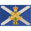 40 Regt Embroidered Badge For Clothing