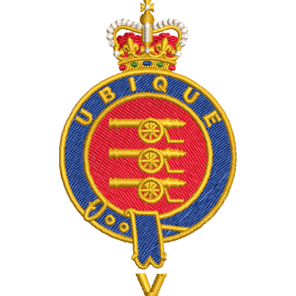 5 Regt Ra Er Embroidered Badge For Clothing