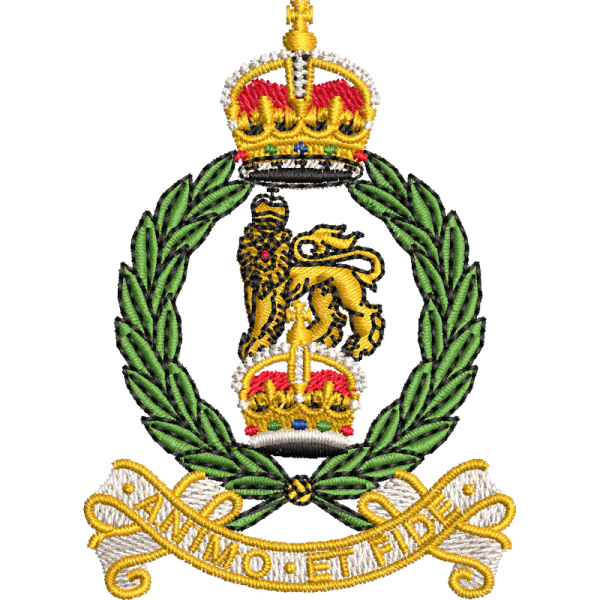 Agc Cr Embroidered Badge For Clothing