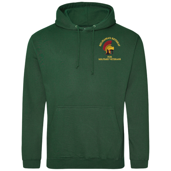 Belisamas Retreat Bottle Green Hoodie