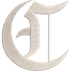 C Battery Embroidered Badge For Clothing