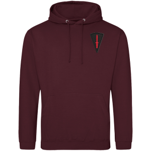 Commando All Arms Burgandy Hoodie