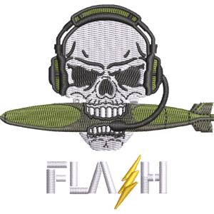 Flash 1 Rha Air Cell Embroidered Badge For Clothing
