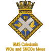 Hms Caledonia Embroidered Badge For Clothing
