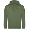 Mesh Olive Hoodie