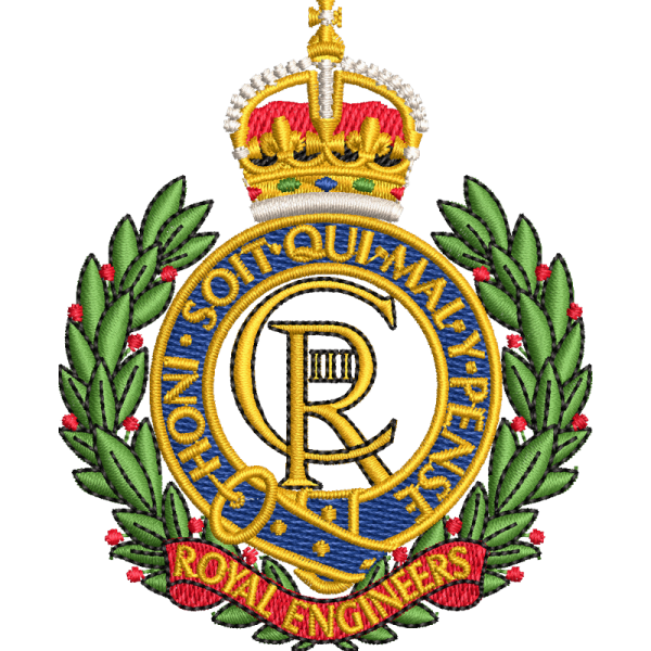 R Engineers Embroidered Badge For Clothing
