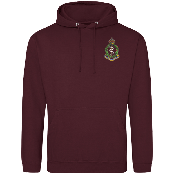 Ramc Cr Burgandy Hoodie