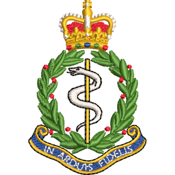 Ramc Er Embroidered Badge For Clothing
