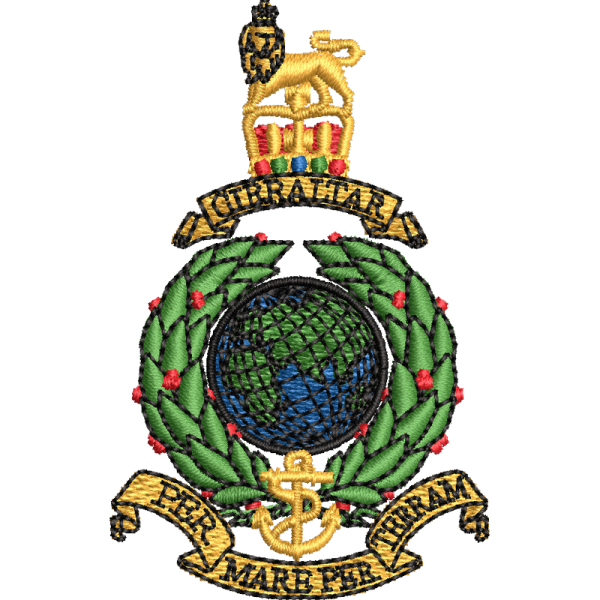 Rm Embroidered Badge For Clothing