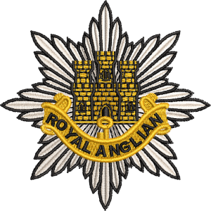 Roysl Anglians Embroidered Badge For Clothing Roysl Anglians Embroidered Badge For Clothing
