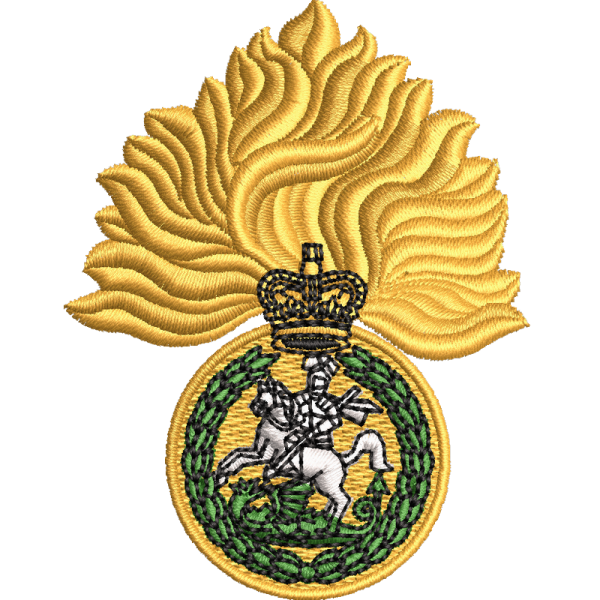 Rrf Cap Badge Embroidered Badge For Clothing