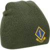 1 Battery Olive Green Beanie