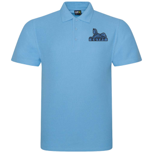 11 Battery Sky Blue Polo Shirt