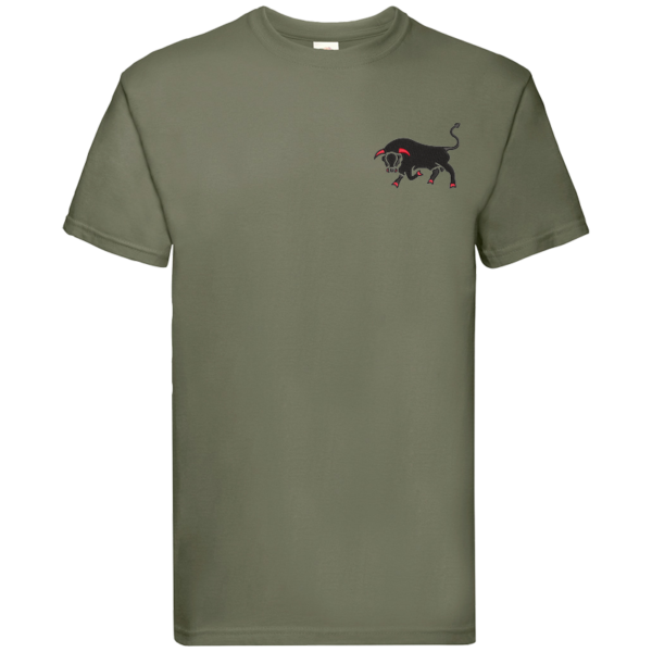 11 Bde Classic Olive Premium Cotton T-Shirt