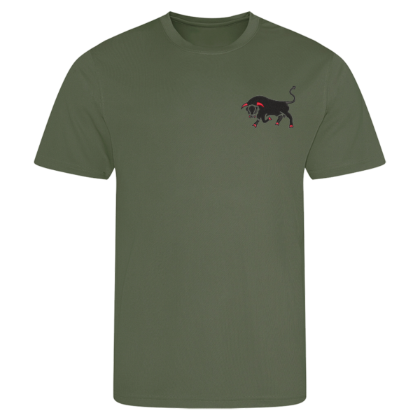 11 Bde Earthy Green Performance T-Shirt