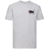11 Bde Heather Grey Premium Cotton T-Shirt