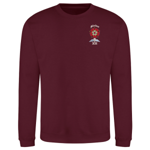12 Battery Burgundy Sweatshirt