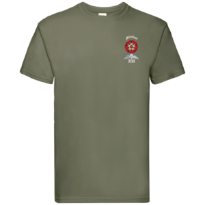 12 Battery Classic Olive Premium Cotton T-Shirt