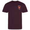 12 Battery Historic Burgundy Performance T-Shirt