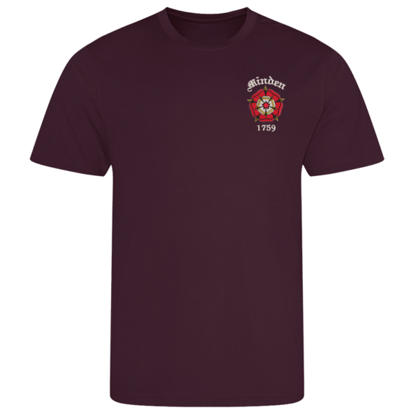 12 Battery Historic Burgundy Performance T-Shirt