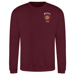 12 Battery Historic Burgundy Sweatshirt