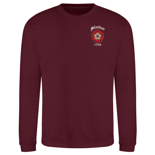 12 Battery Historic Burgundy Sweatshirt