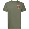 12 Battery Historic Classic Olive Premium Cotton T-Shirt