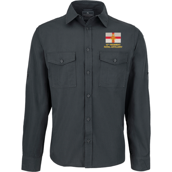 12 Regt RA CR Carbon Grey Outdoor Shirt