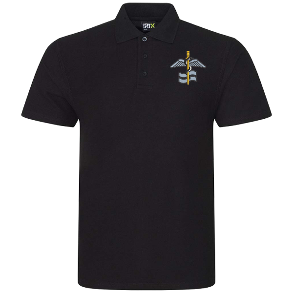 127 Sqn Black Polo Shirt