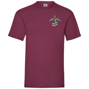 127 Sqn Burgundy Value T-Shirt