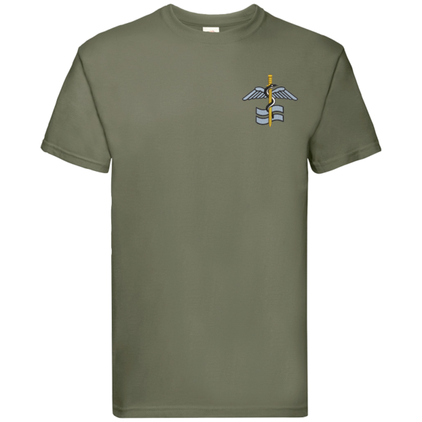 127 Sqn Classic Olive Premium Cotton T-Shirt