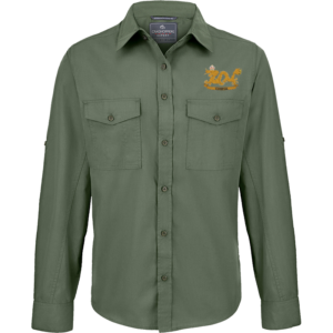 129 Battery Dark Cedar Green Outdoor Shirt
