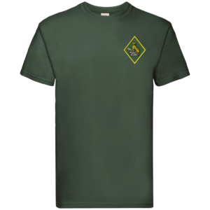 132 Battery Bottle Green Premium Cotton T-Shirt