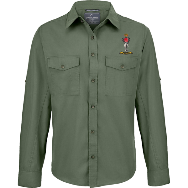 137 Battery Dark Cedar Green Outdoor Shirt