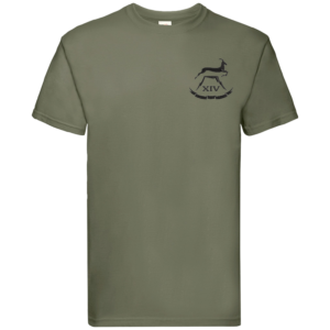 14 Battery Black Classic Olive Premium Cotton T-Shirt