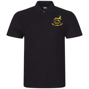 14 Battery Black Polo Shirt