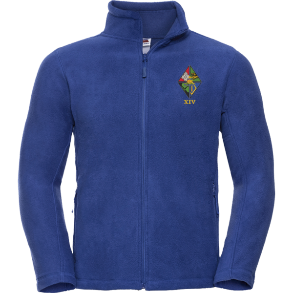 14 Regt RA CR Royal Blue Fleece