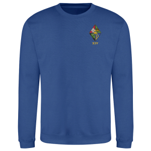 14 Regt RA CR Royal Blue Sweatshirt