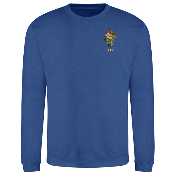 14 Regt RA CR Royal Blue Sweatshirt